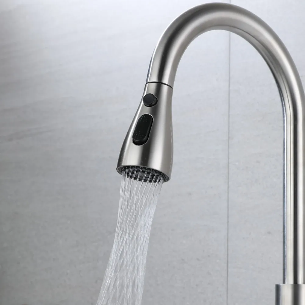 Kitchen Basin Pull Out Spray Shower Head Mixer Tap Faucet Pull Out Spray Head Setting Spare Replacement Tap Sprayer 3 Modes