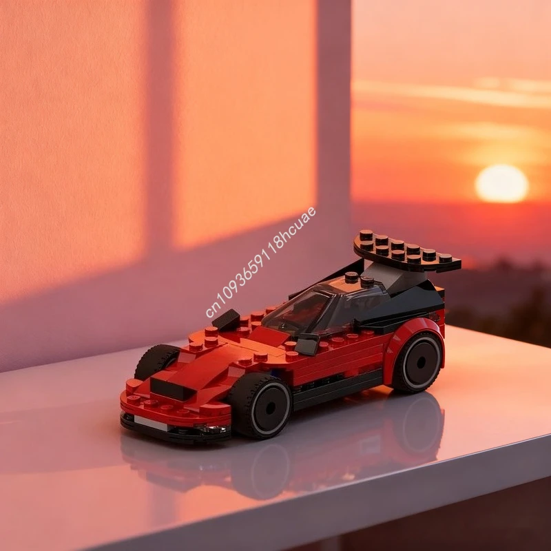 89pcs MOC Rally Wedge alt Cityed Model Building blocks Architecture Assemble DIY creative Christmas gift Education toys Kids