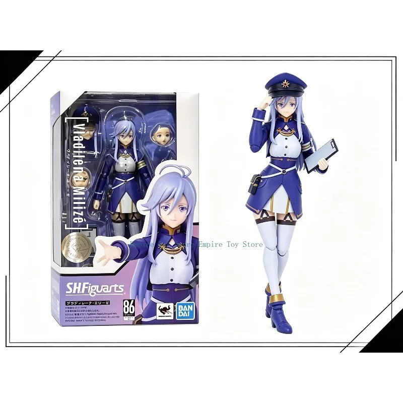 【En stock】Bandai SHF 86 Eighty Six Vladilena Milize Figura Coleccionable de Anime
