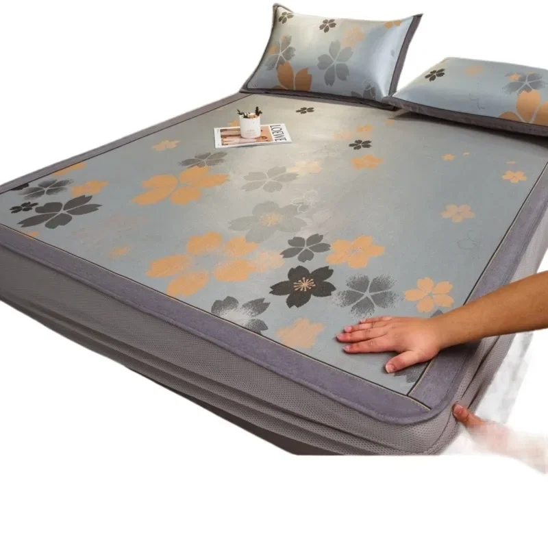 

Class A ice silk mat three-piece set