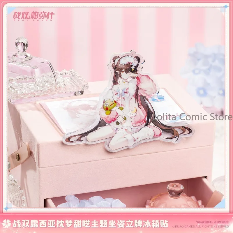 Pre Sale Game Punishing Gray Raven Lucia “Sweet Dreams” Theme Seated Cosplay Figure Toy Acrylic Stand  Model Plate Desk Decor - view 3