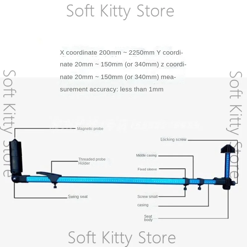 2D Auto Body Measuring System repair frame machine auto chassis tram gauge car body collision measuring system measuring .