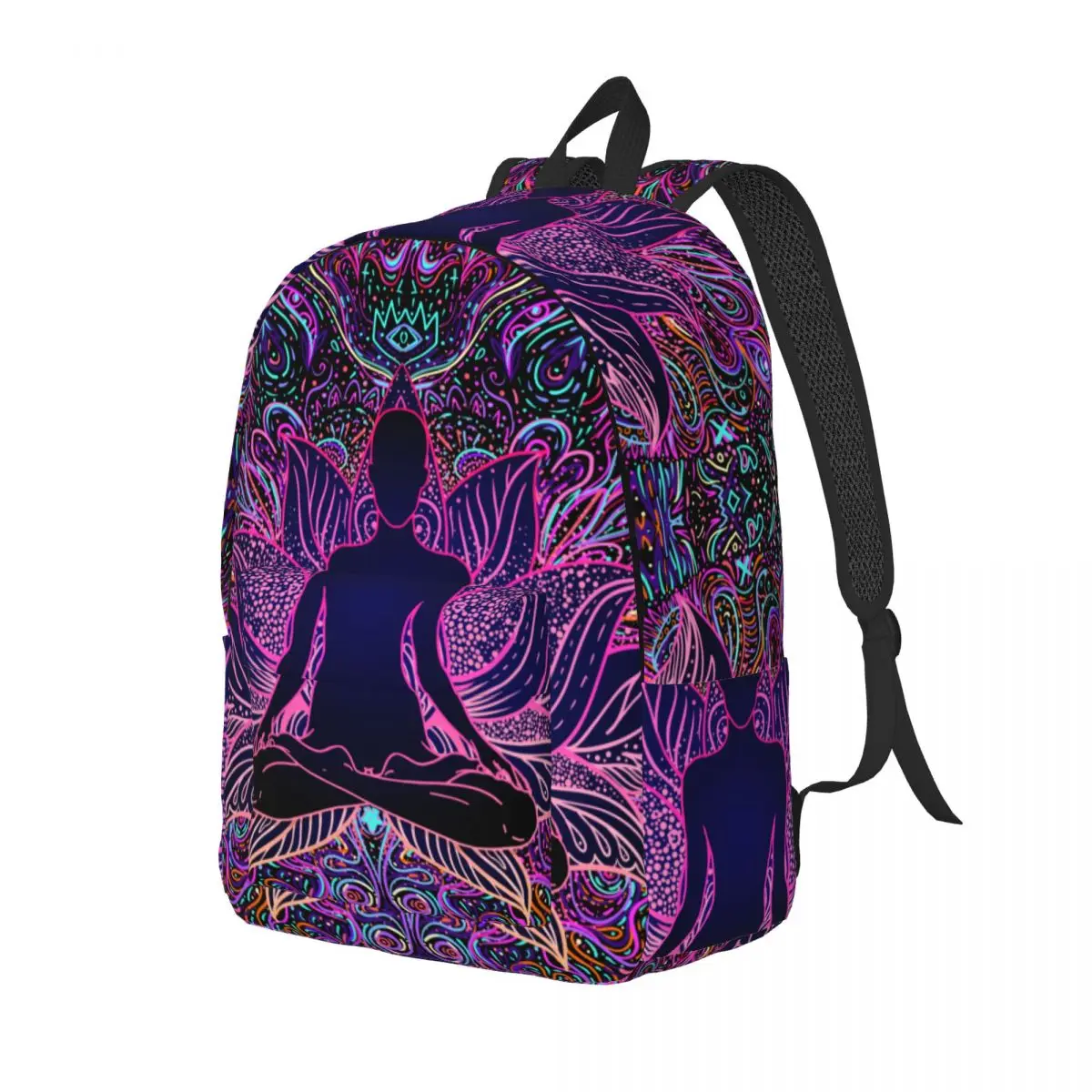 Indian Buddha Zen Mandala Backpack for Boy Girl Kids Student School Book Bags Psychedelic Daypack Preschool Bag Durable