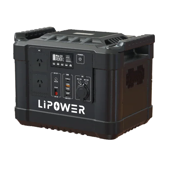 Lipower all in one solar generator 1KW 1120WH BMS Solar Generator Portable Power Station