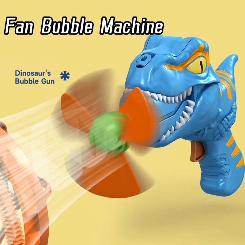 New Bubble Gun Dinosaur Bubble Machine Toys Suitable for Children and Boys and Girls Bubble Gun outdoors Party Gifts Birthday