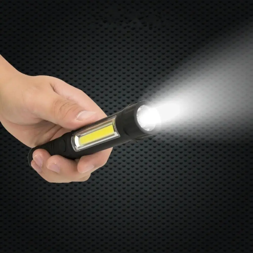 Stonego Multifunctional COB LED Flashlight Waterproof Magnetic Base Mini Pen Light Clip Bottom Magnet Portable Light Work Check