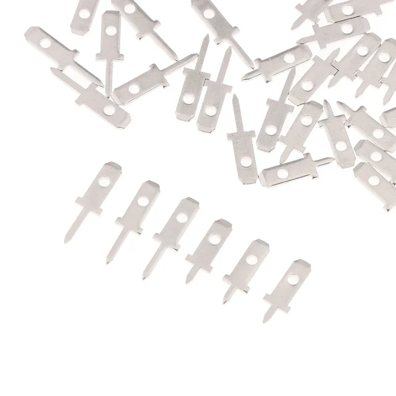 لوح لحام PCB ممتاز مكون من 50 قطعة مقاس 2.8 مم - عروة لحام ذات ساق واحدة - سمك 0.8 مم - طرف زنبركي #3