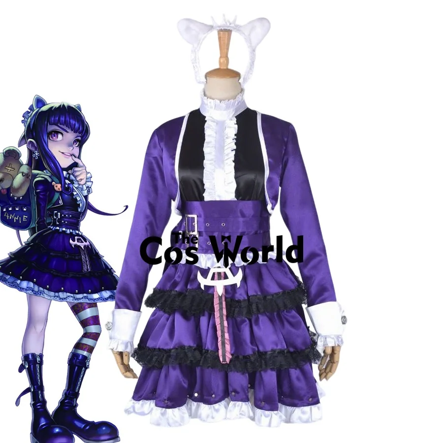 

Костюмы для косплея в стиле гот-лолиты Ани, настраиваемые игровые костюмы