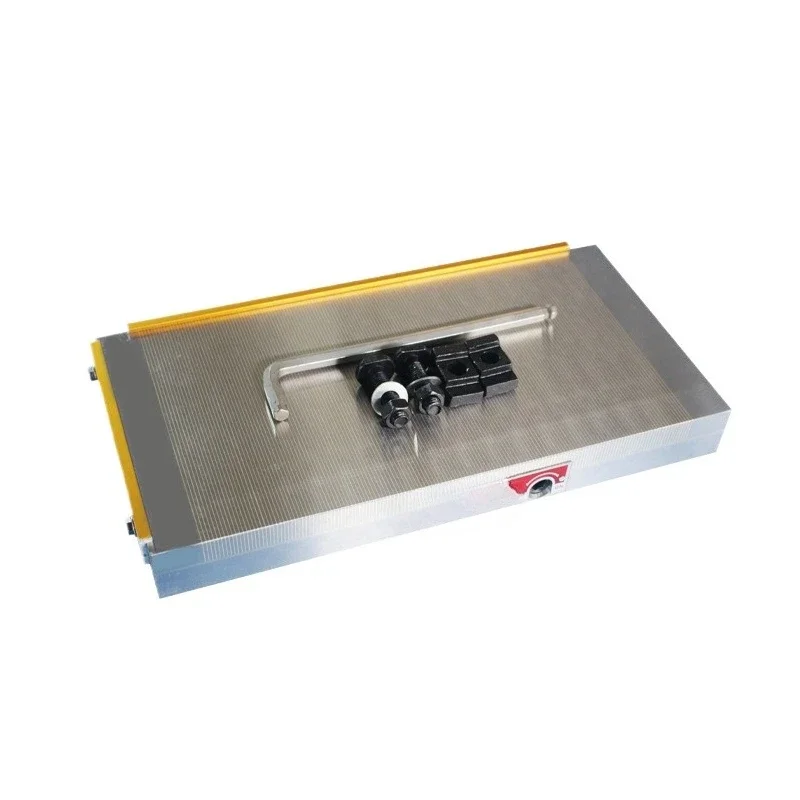 200 * 400 rectangle dense pole permanent magnet plane grinding spark machine detail manual suction cup design disk of various