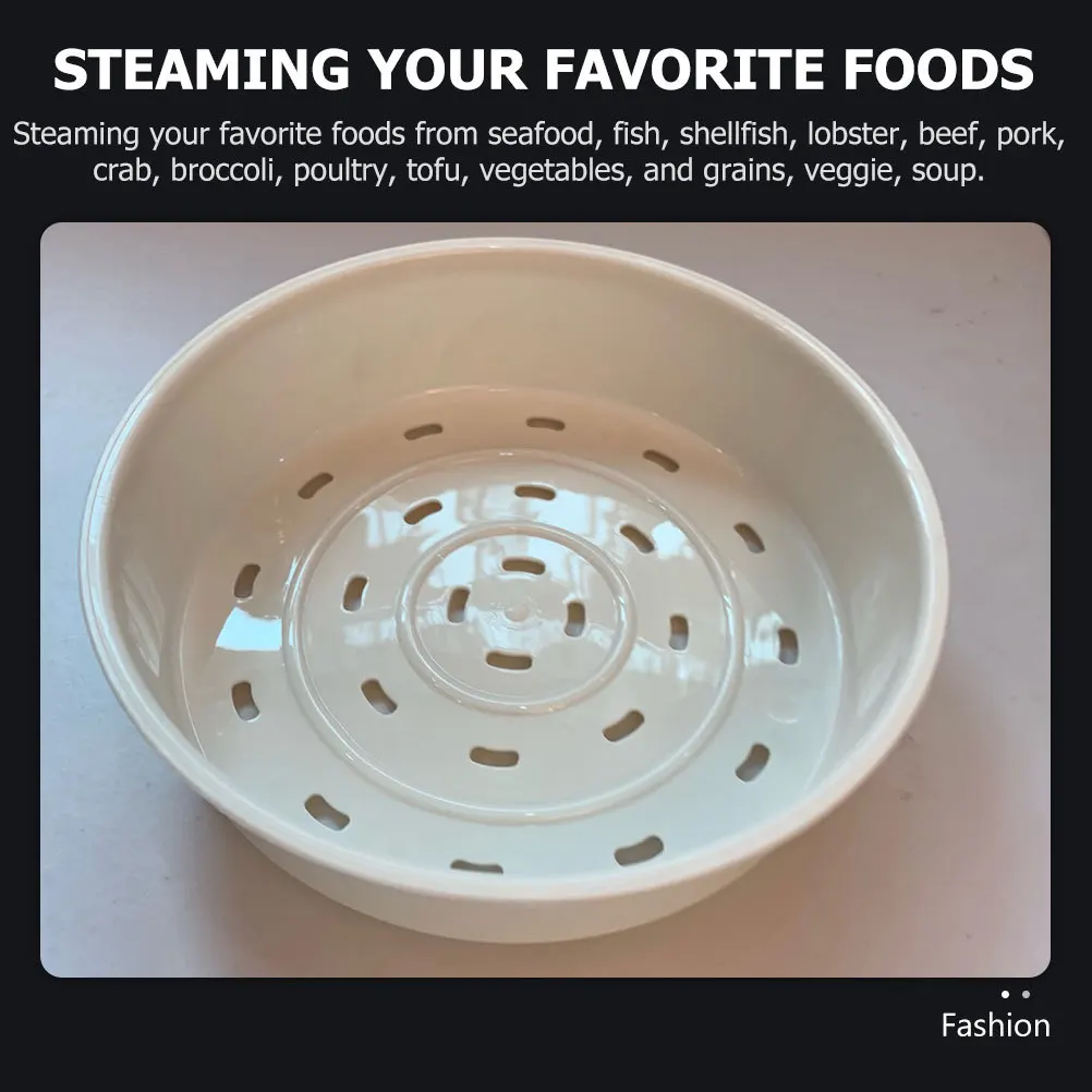 

2pcs Premium Plastic Food Steamers Thickened Steamer Baskets For Kitchen Cooking Fish Crab Broccoli Household Kitchen Gadgets