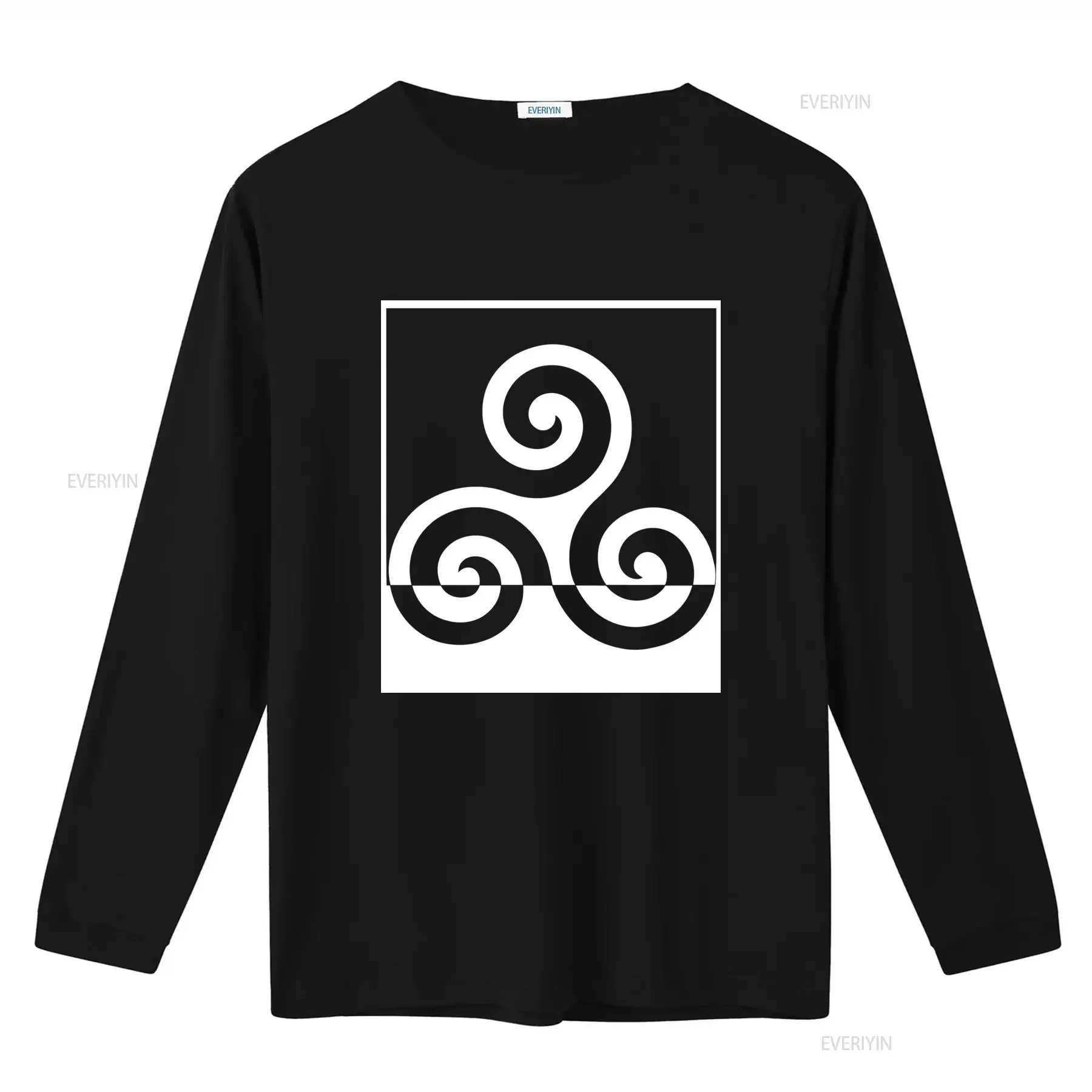 T Shirt J1965 Triskel New Order Design Fairylands Minimal Art Stylish for Trendy Fashion Lovers vintage Washed homme Casual