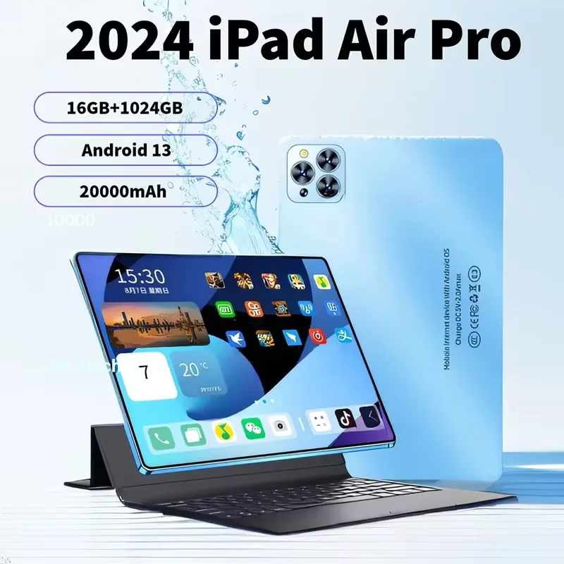 

2024 Global Original Tablet IPad Air Pro 16GB 1TB Snapdragon 870 Tablet 10-Core Android 13 Tablet PC Dual SIM 5G Wifi Tablette