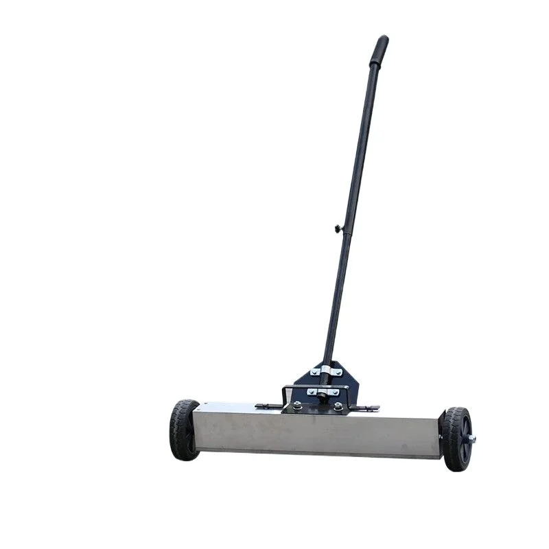 Workshop iron collector, hand-pushed iron suction truck, magnetic sweeping vehicle strong iron suction