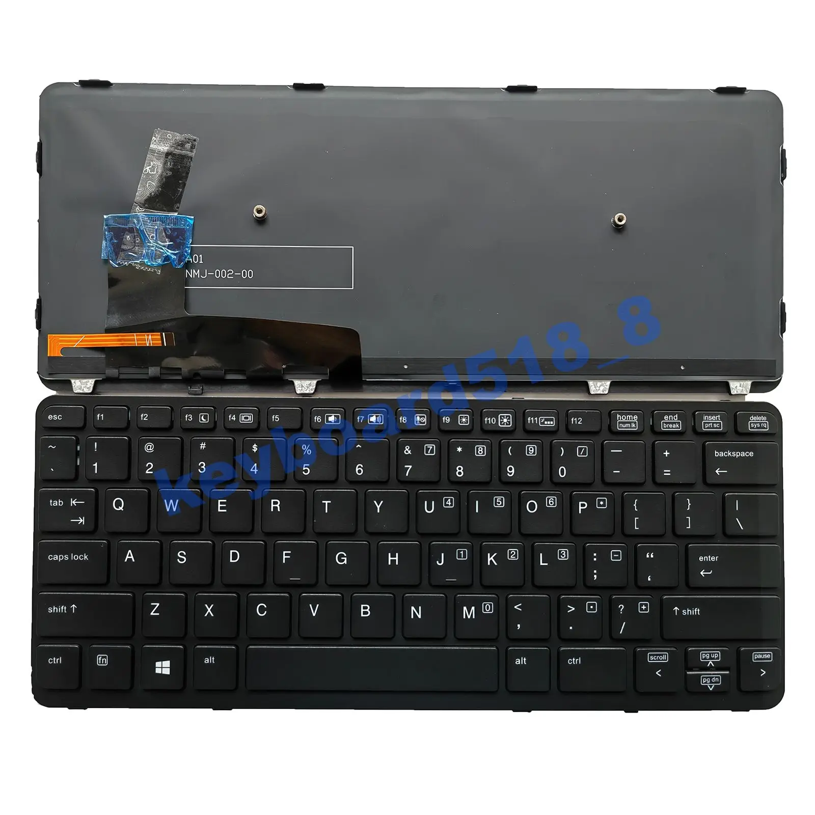 

For HP Elitebook 820 G1 820 G2 720 G1 G2 725 G1 G2 Keyboard US backlit black