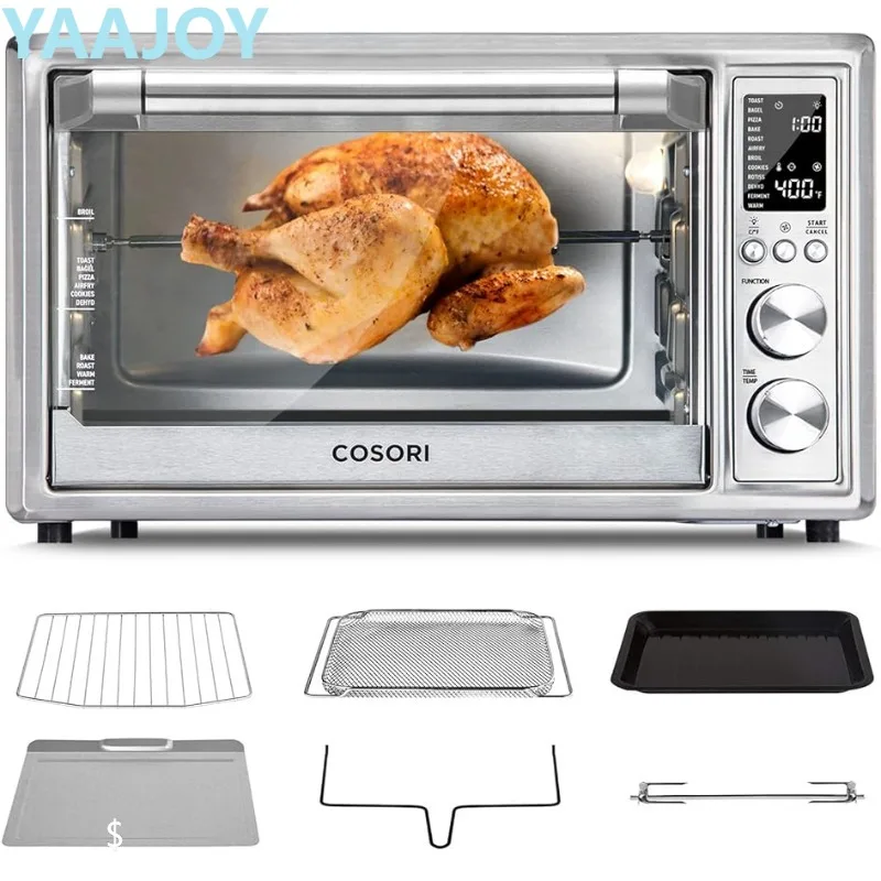 

COSORI 12-in-1 Air Fryer Toaster Oven Combo, Airfryer Rotisserie Convection Oven Countertop, Bake, Broiler, Roast, Dehydrate, 10