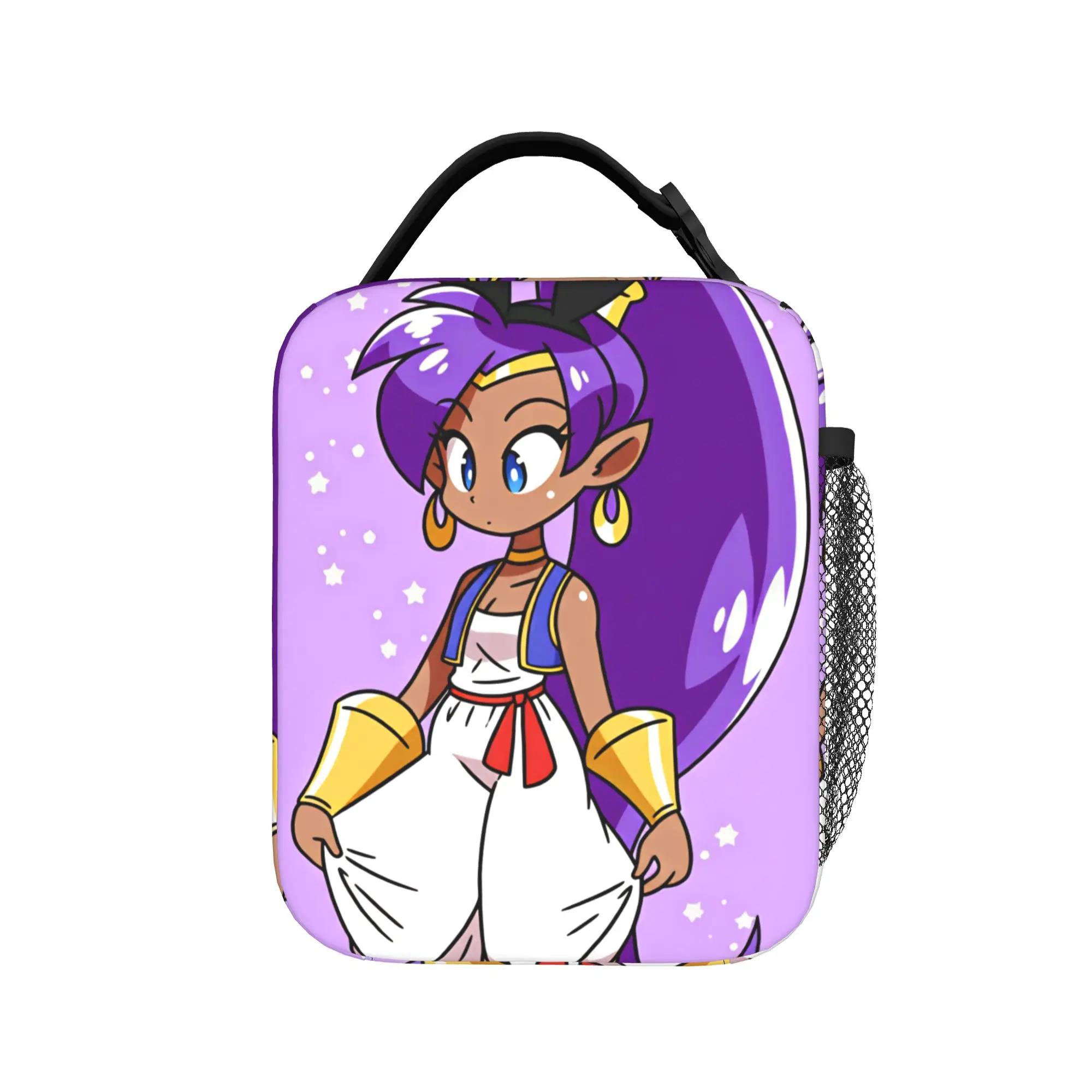 Shantae Half Genies  Lunch Bag  Funny Lunch Box Office Portable Zipper Tote Food Bags For Unisex Oxford Print Cooler Bag