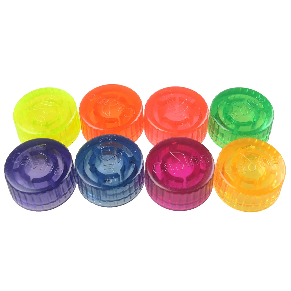 8Pcs Pedal Button Caps Multi Color Guitar Pedal Stomp Knobs Guitar Effect Footswitch Topper for Guitar Pedal Effect