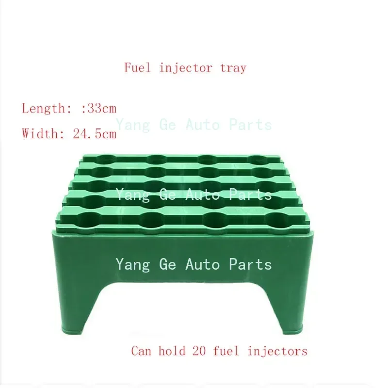 1PC Fuel injector Tray Automotive Maintenance Tool Oil Nozzle Tray Electric Injection Injector Tray Plastic