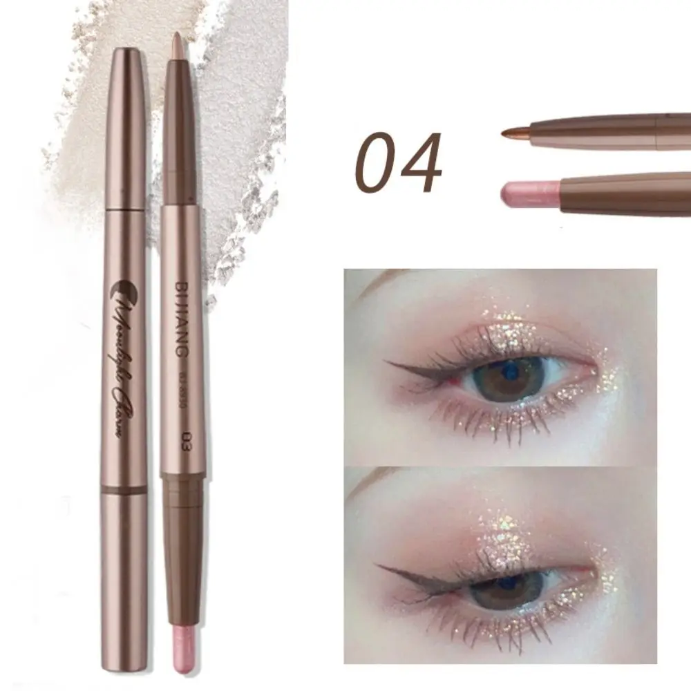 الكذب دودة القز دودة القز المخطط القلم بيرليسسينت الأبيض اللؤلؤ بريق عينيه عصا عالية اللمعان اشراق ظلال العيون القلم