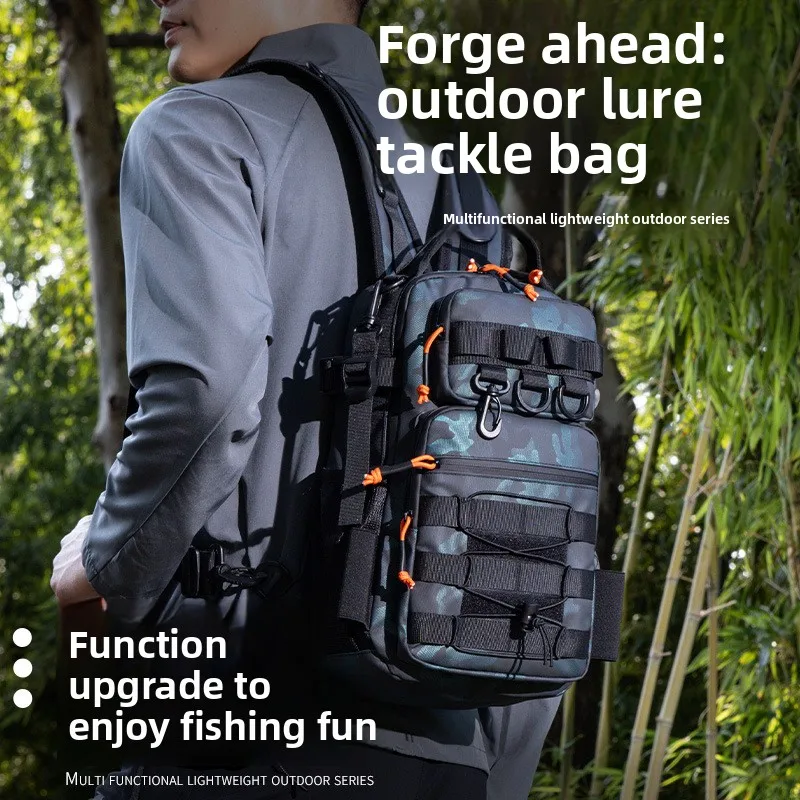 Backpacks Travel Bag Outdoor Travel Multifunctional Fishing Gear Storage Waterproof Dual-shoulder Backpack Lure Bags