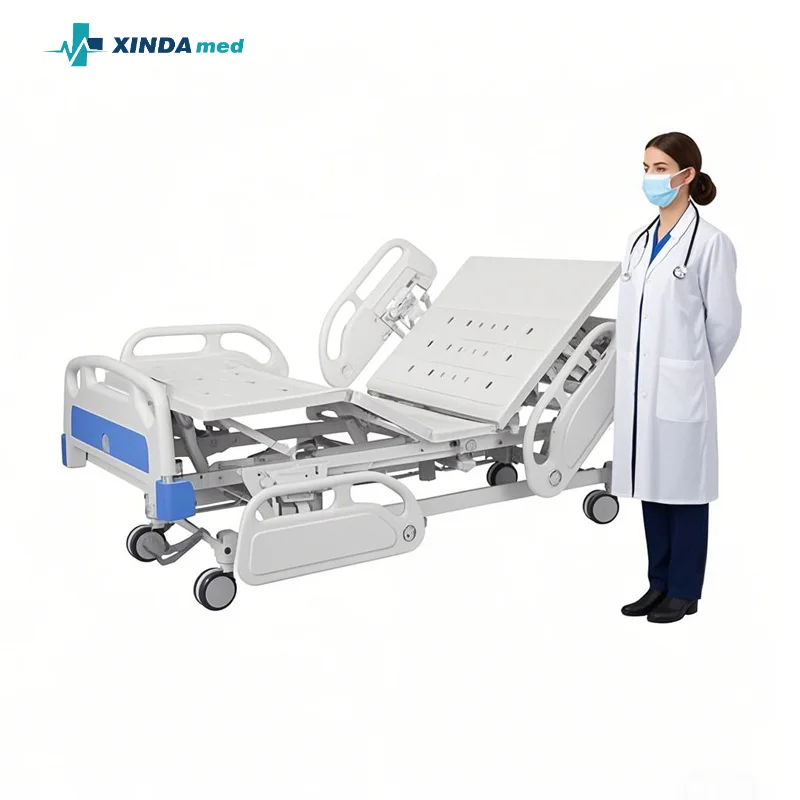

High Quality ISO Certified Hospital Bed Sturdy Stable Electric Nursing Features Economically Priced Medical Equipment for