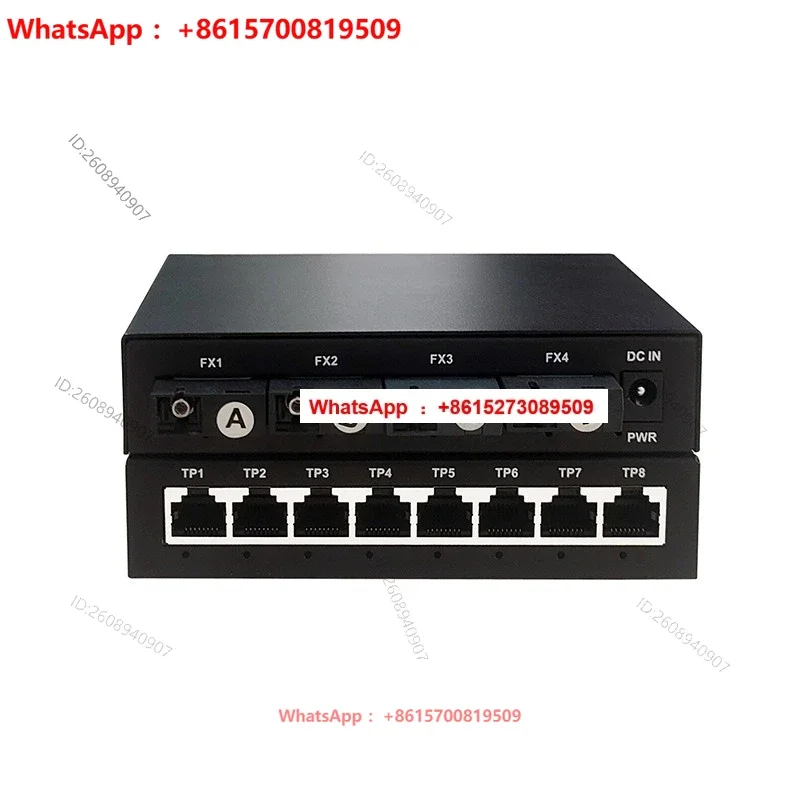 Fiber optic transceiver 100Gigabit SC photoelectric converter single mode multi-mode switching multi-optical multi-power low
