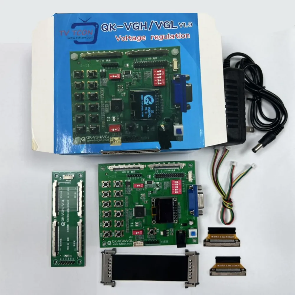 

Full Series Tcon Board QK-VGH/VGL V1.0 Voltage Regualation All-in-one Motherboards Y Repair Adjustment Tool