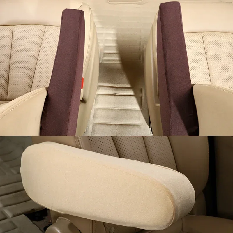 Car  UniversalSeat Armrest Cover Interior Auto Armrests Dust-proof  Hand Armrest Protector Soft Comfortable Elastic Cloth Covers