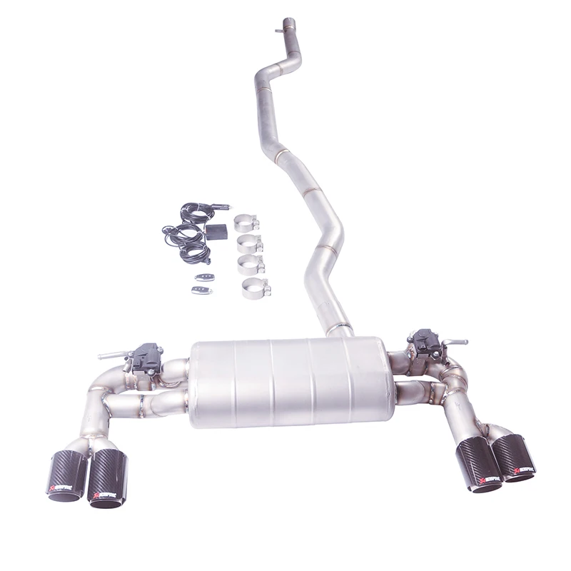 Suitable for 2014~2024 BMW 2 Series 218i 220i 225i F22 F23 F44 Catback exhaust muffler, electronic gas valve exhaust system