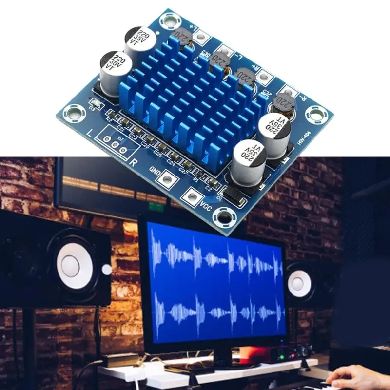 

K43B 4PCS 2.0 Channel TPA3110 Плата слухового усилителя 30W+30W DC8-26V для открытых вечеринок и небольших выступлений