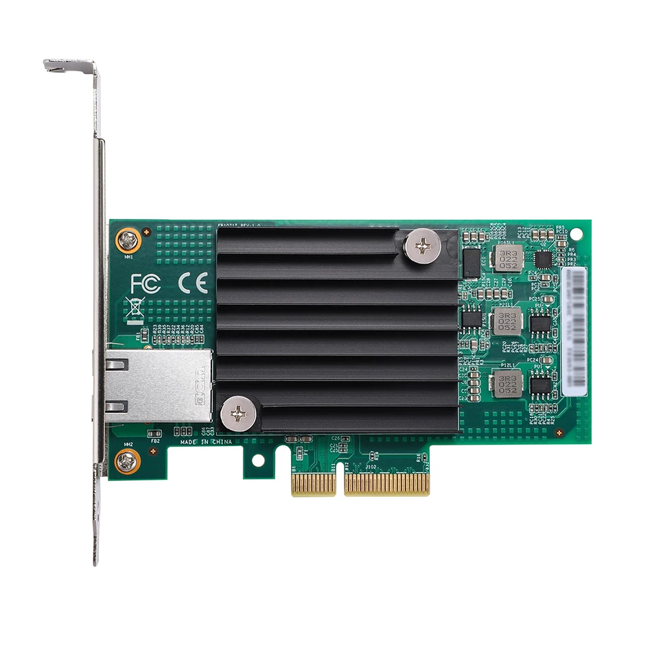 Marvell-Adaptador de rede convergente, servidor Ethernet, X550-T1, PCI-E X4, 1G, 2.5G, 10G, AQC107, apto para INTEL