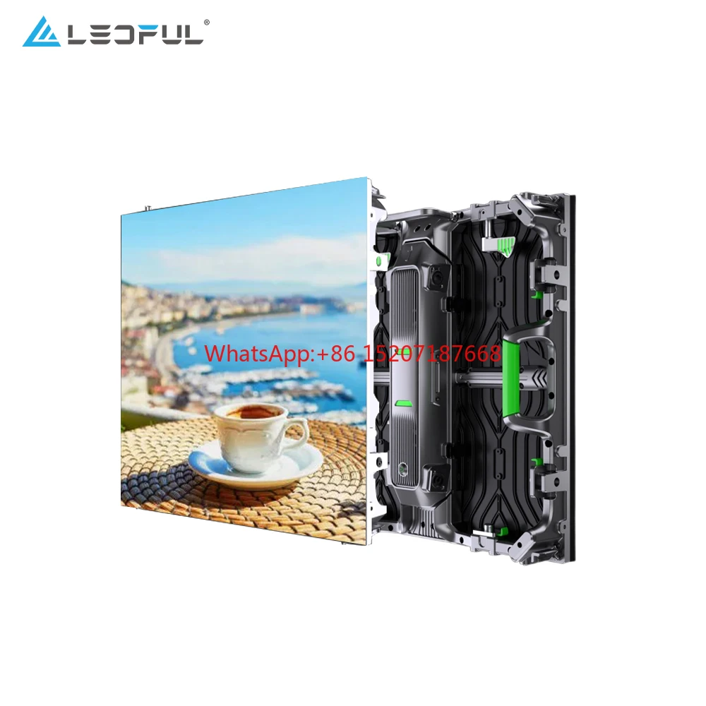 4K Indoor Wedding Seamless Rental Wall LED Display Backdrop Nightclub Stage Modular LED Display