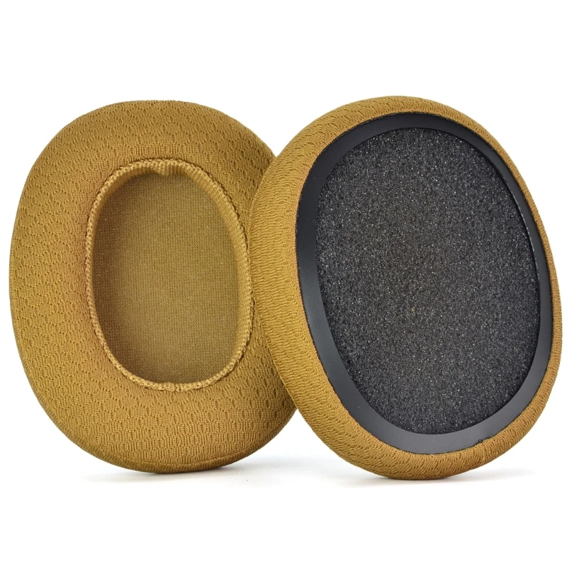 Mesh Fabric Earpads Ear Pads for Skullcandy Crusher Earphone Memory Foam Earcups Easily Replaced Headphone Ear Cushions K1KF