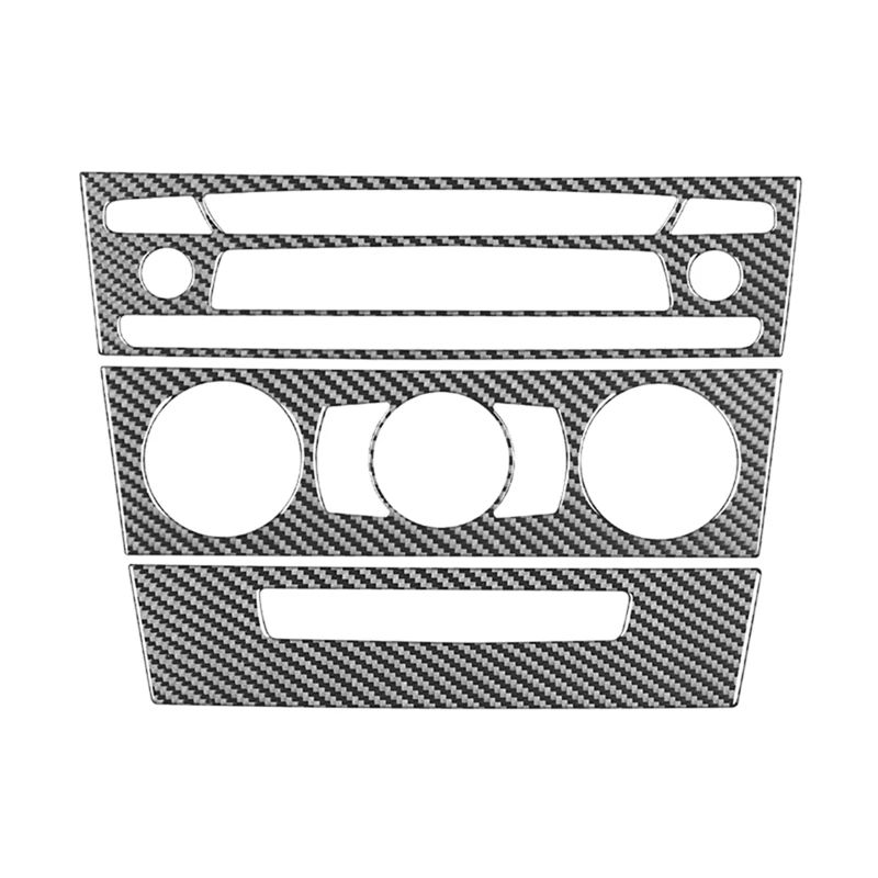 

Углеродное волокно LHD для BMW 1 серии E87 E81 E82 08-13 центральная консоль AC радио CD кнопки отделка панели аксессуары для интерьера