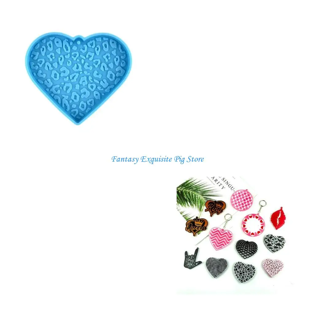 

DIY различные символы круглый брелок в форме сердца силиконовая эпоксидная форма DIY украшения кулон форма для рукоделия для на