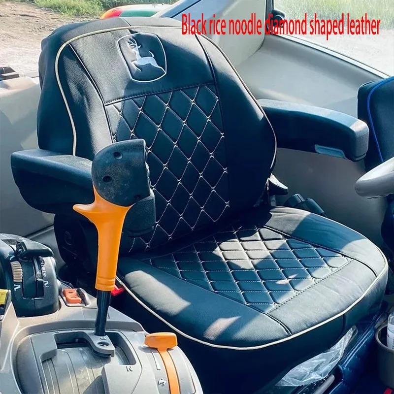 مناسبة لجون ديري غطاء وسادة مقعد جرار 6M2104/6E1504/6B1404/6B1204 غطاء مقعد مغلق بالكامل #4