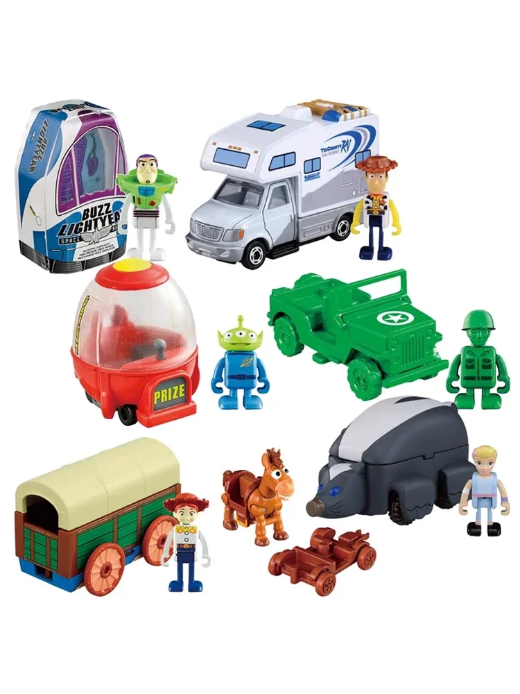 Takara Tomy Tomica Disney co-branded boys school bus Model Miniature Scale Game Racing Car Vehicles Model Boys Toy Children Gift