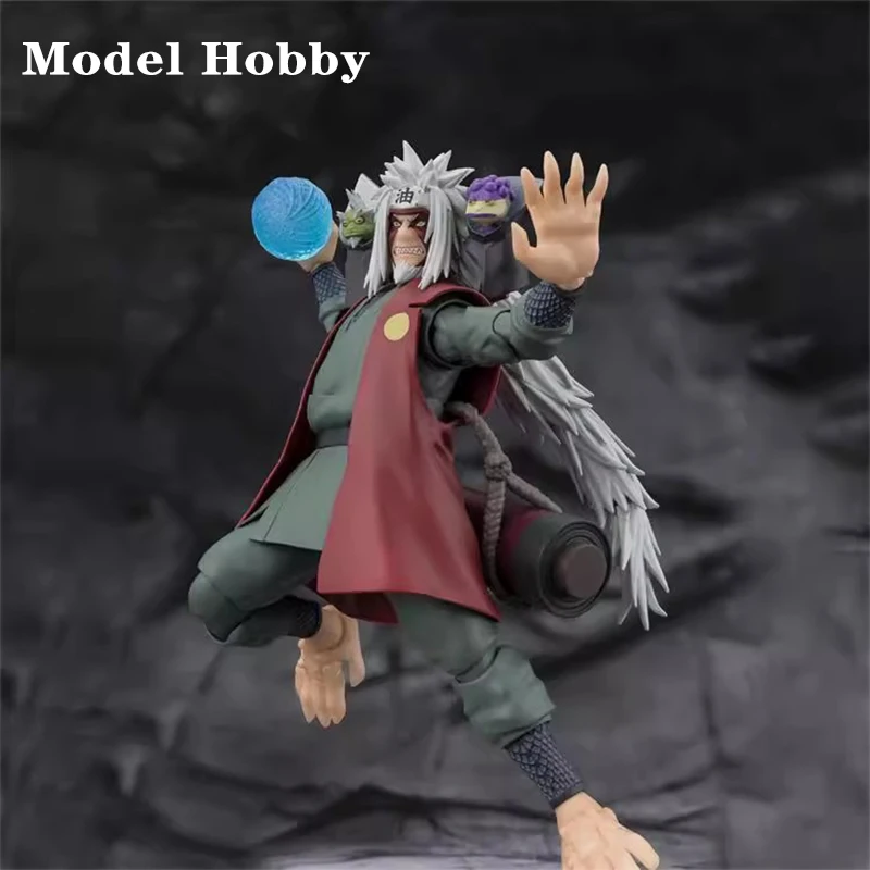 

Original Bandai SH Figuarts One Piece SHF JIRAIYA Hidden Leaf Heroic Master Sage Mode Set Action Figures Model Toys Collection