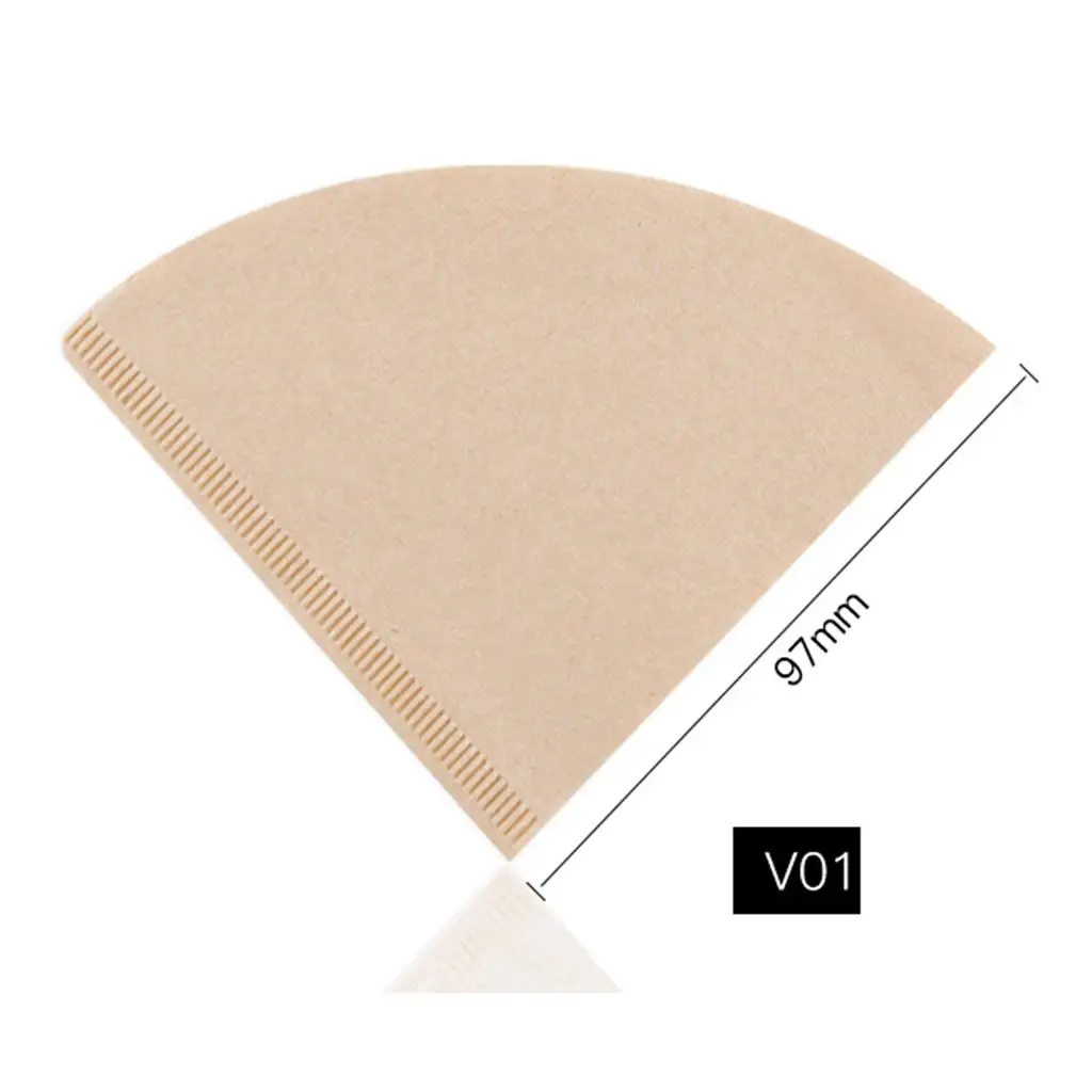 40 шт. # 2-конусный бумажный фильтр для кофе для капельной кофеварки