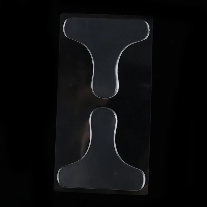 1 paar herbruikbare siliconen ooglapje T-vormige ooglapje Draagbare gezichtsverzorging Overnachting Verwijder lijnen Gezichtsschoonheidstool