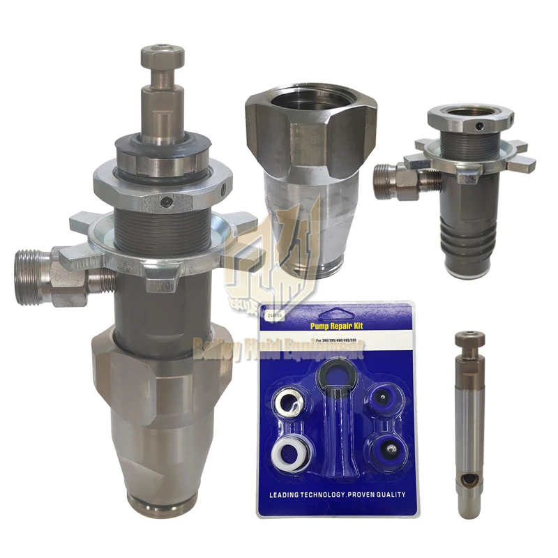 for GRC PC390 395 490 495 17C487 Airless Sprayer Pump Body Displacement Pump view 5