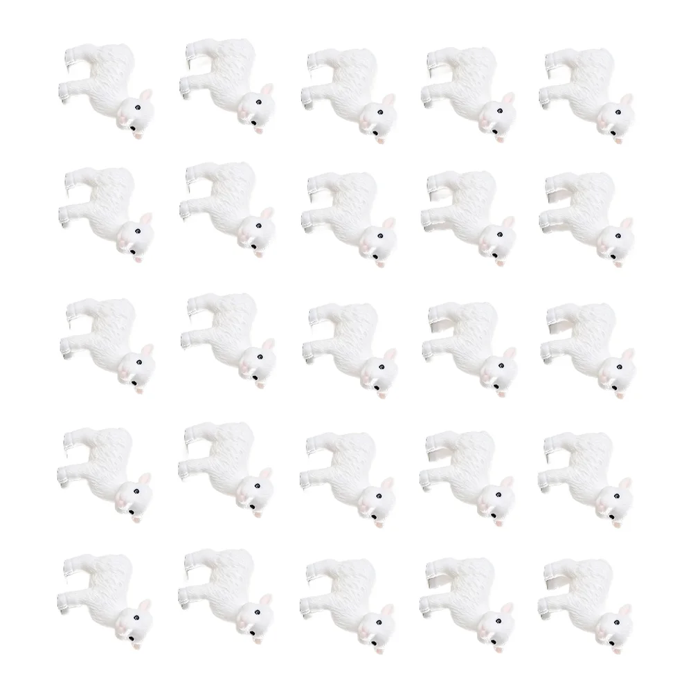 For Festive Celebrations 2.2x2.2cm Resin Goat Figurines Figurine Craft Decoration Supplies Resilient Resin Material