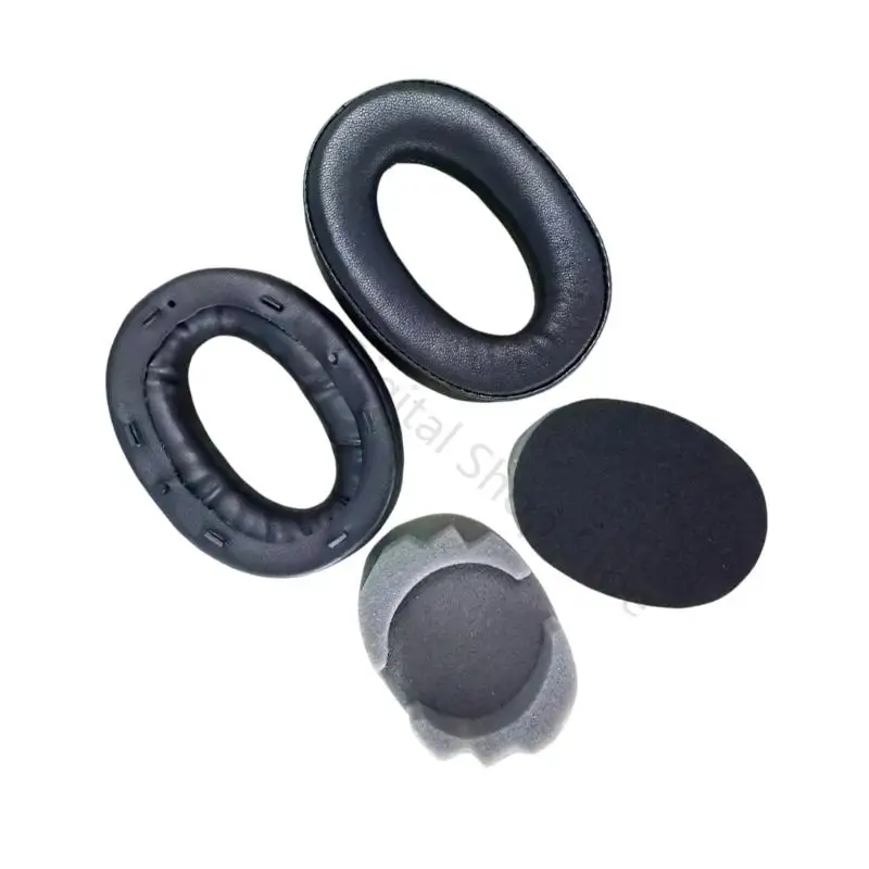 96BA 1 Paar Ersatz Ohr Pad für MDR-1000X Bluetooth-kompatibel On-Ear-Kopfhörer Weiche Ohr Kissen Schaum Abdeckung – Detail 8