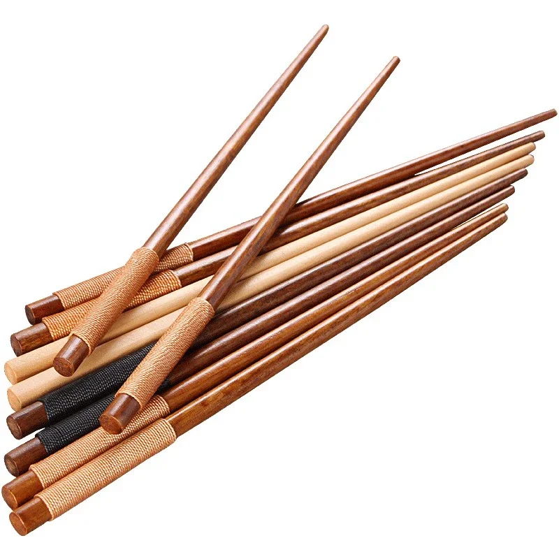 

4 Pairs Chinese Chopsticks Set Sushi Sticks Japanese Korean Food Chop Sticks Reusable Wooden Chopsticks for Sushi Wood Tableware