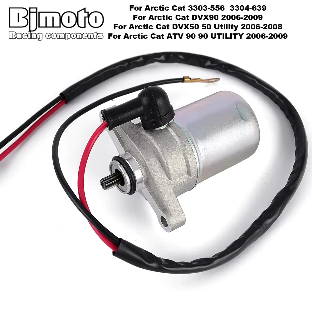 

Motorcycle Starter Motor For Arctic Cat DVX90 ATV 90 90 UTILITY 2006-2009 DVX50 50 Utility 2006-2008 3303-556 3304-639