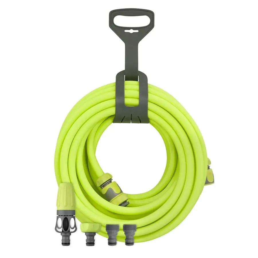 

HFZG12050QN Garden Hose Kit with Quick Connect Attachments Lightweight Coils Easily Quick Connect Couplers Wont Kink Under Press