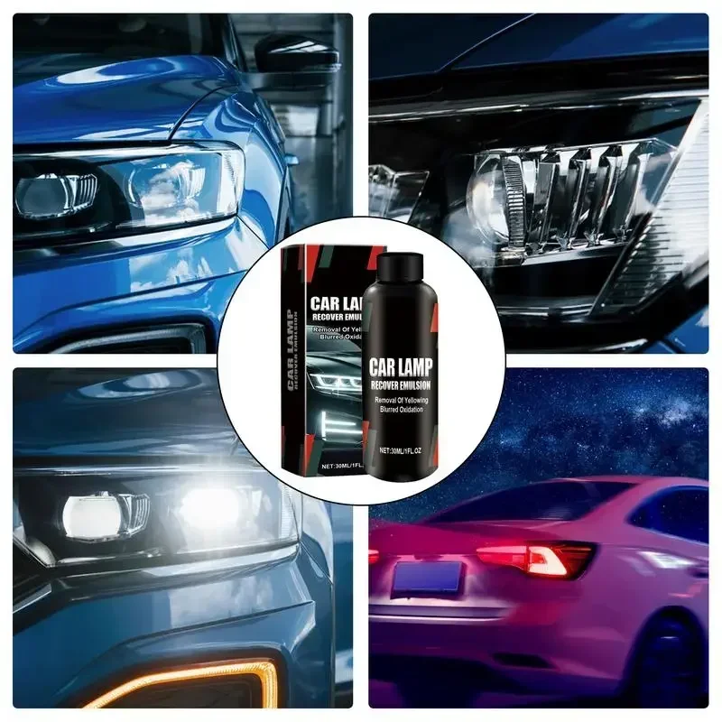 

Car Headlight Cleaner Headlight Cover Lens Repair Detergent Auto Maintenance Liquid Remove Scratches Cloudiness