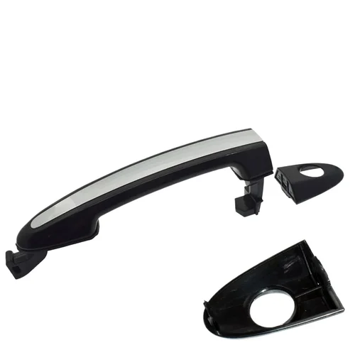 Imagen 2 del producto Para Hyundai Santa Fe 2007 2008 2009 2010 2011 2012 manija de puerta Exterior negra reemplazo delantero trasero izquierdo derecho exterior