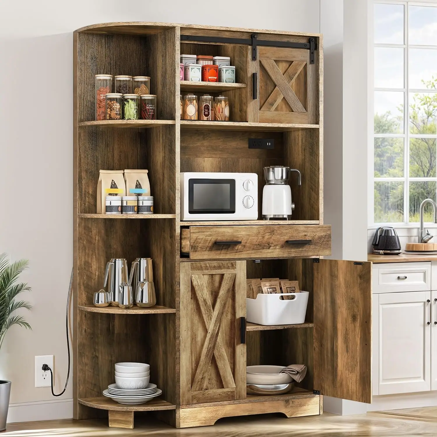 67.3" Farmhouse Kit…