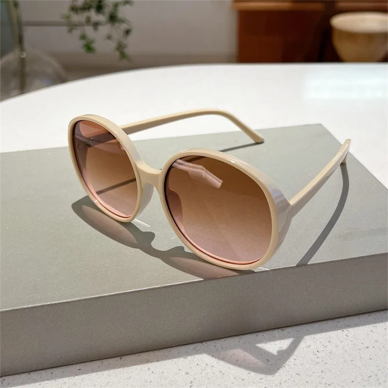 Luxury Brand Designer Round Sunglasses Women For Men 2023 Vintage Fashion Sun Glasses Trendy Punk Oversized Big Frame Shades